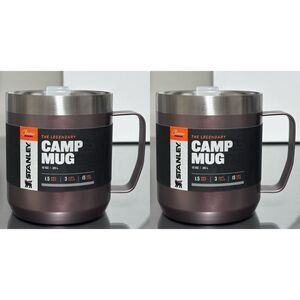 SET OF 2- Stanley Classic Legendary 12oz Camp Mugs, ROSE QUARTZ‎ GLOW